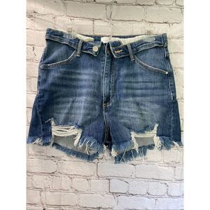 Risen denim shorts size XL